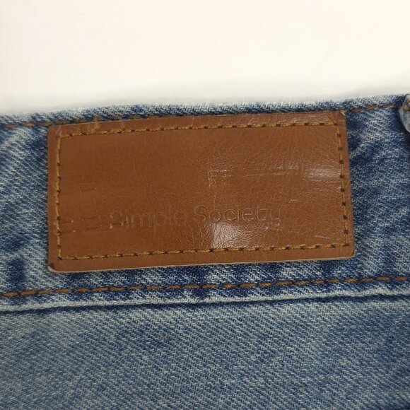 SIMPLE SOCIETY Women's Blue Jeans SIZE 9/29 Wide Leg High Rise Lightweight 30x29 - Picture 9 of 16